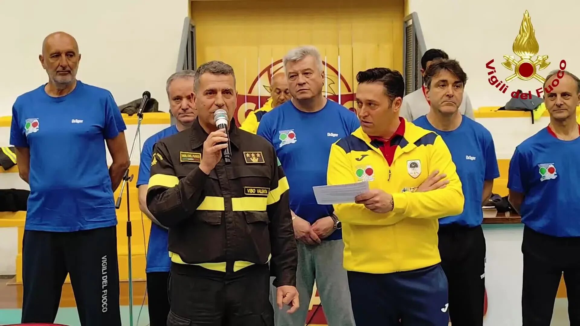 Vibo, inaugurato il Campionato di tennistavolo dei vigili del fuoco: 40 gli atleti da tutta Italia -VIDEO
