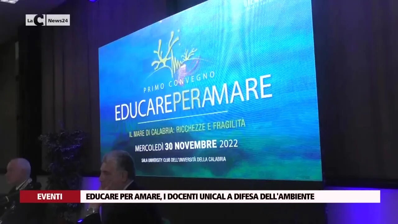 Educare per amare, i docenti Unical a difesa dell'ambiente