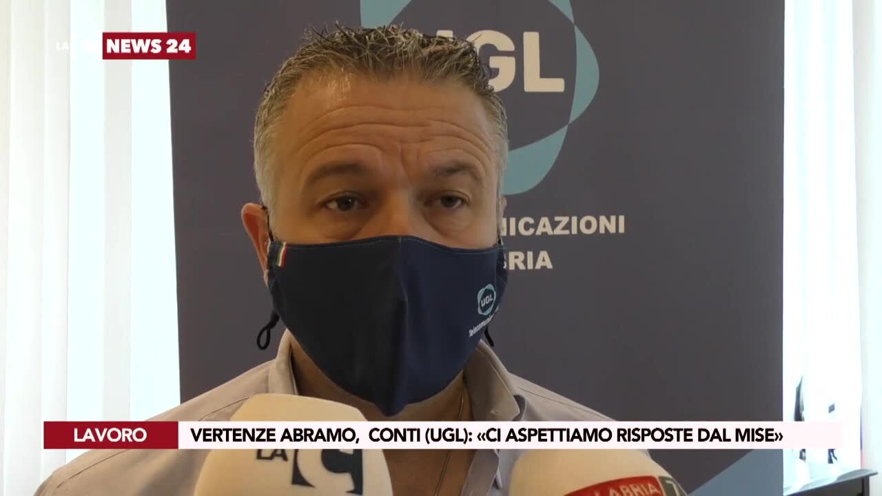 Vertenza Abramo,  Conti (Ugl): «Ci aspettiamo risposte dal mise»