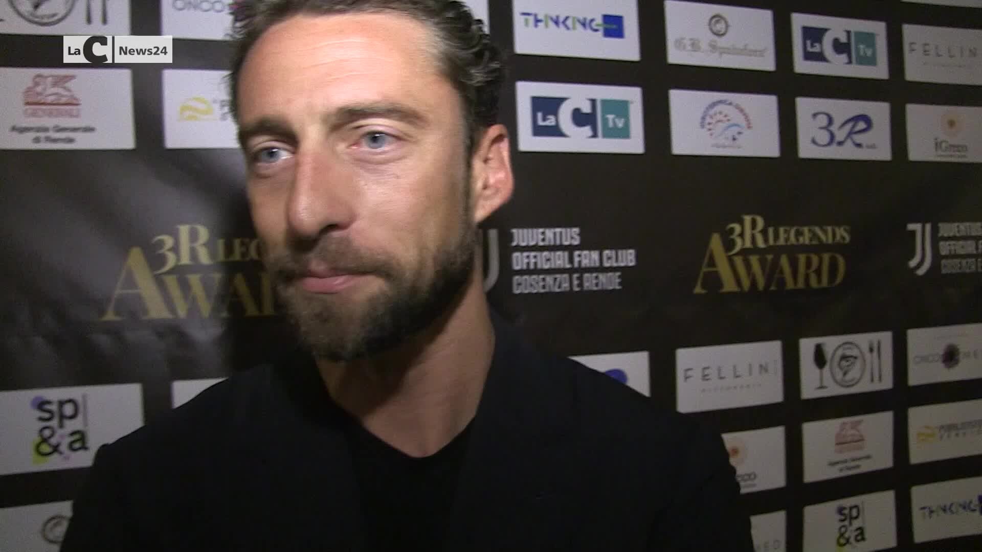 Calcio e beneficenza, il “principino” Marchisio a Cosenza per il 3RLegends Award: «Qui un’accoglienza straordinaria»