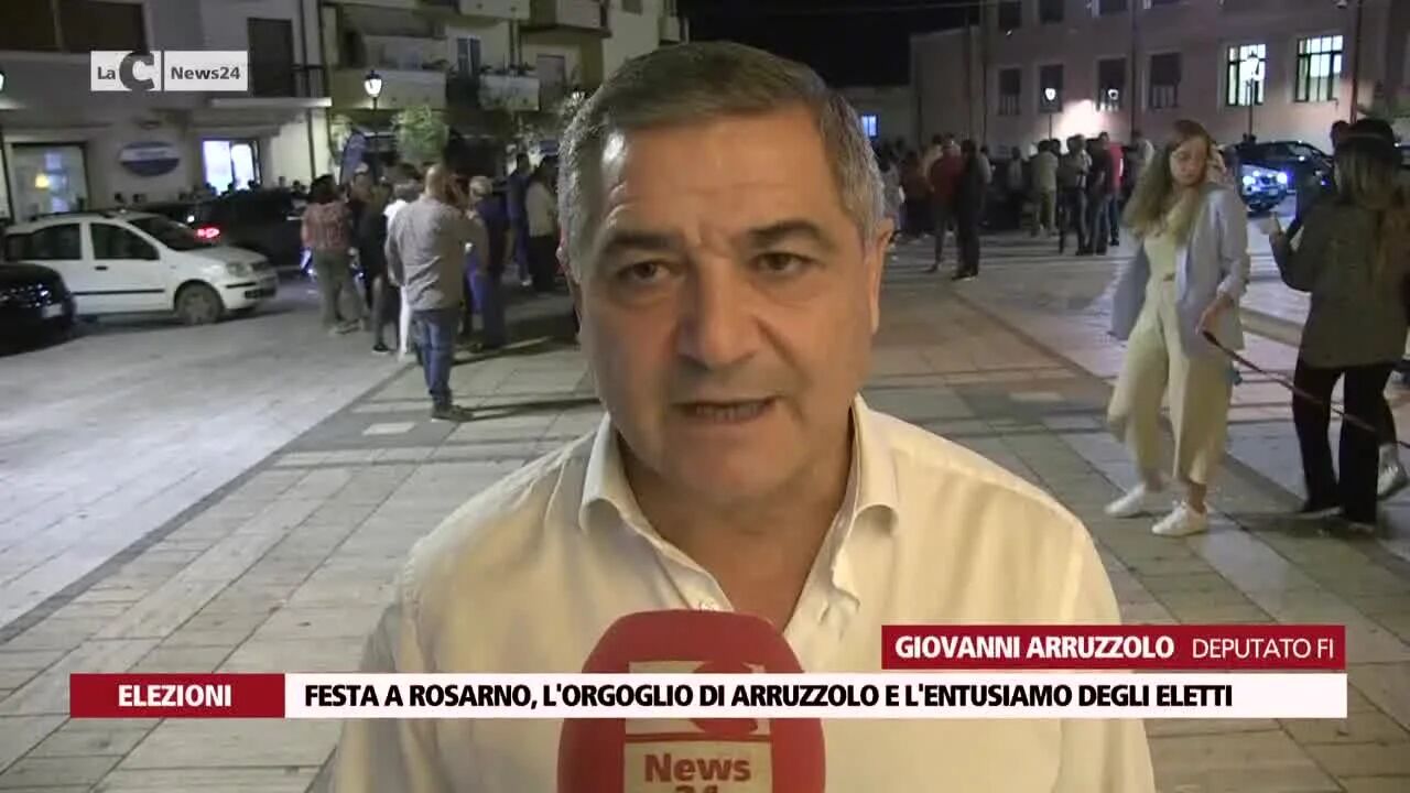 Festa a Rosarno, l'orgoglio di Arruzzolo e l'entusiamo degli eletti