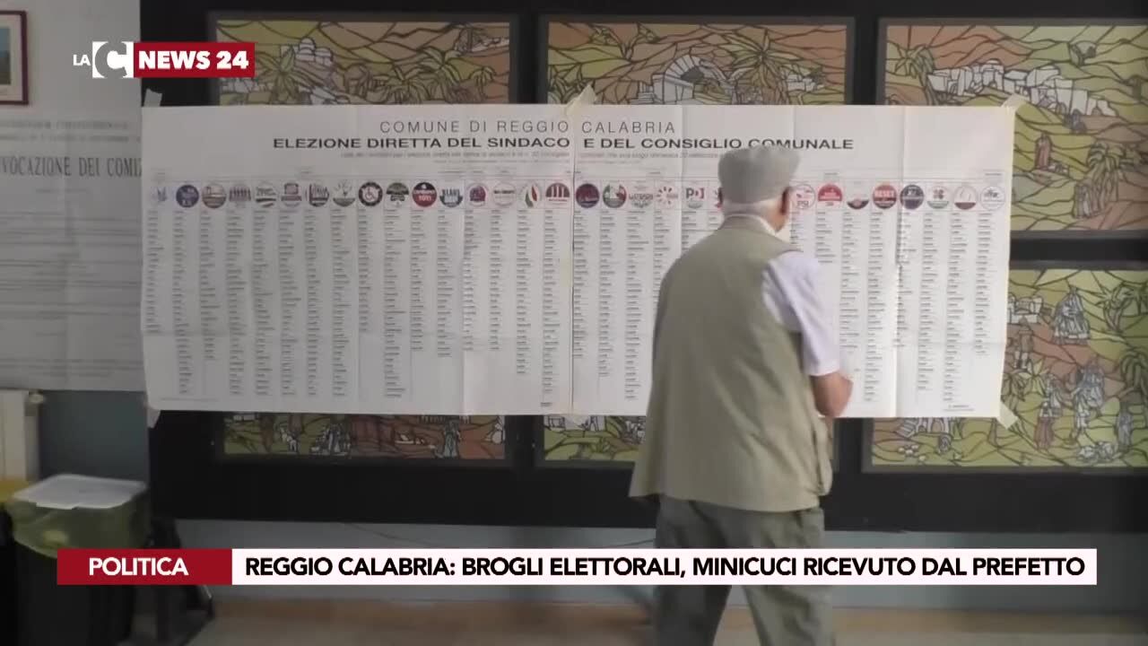 Reggio Calabria: brogli elettorali, Minicuci ricevuto dal prefetto