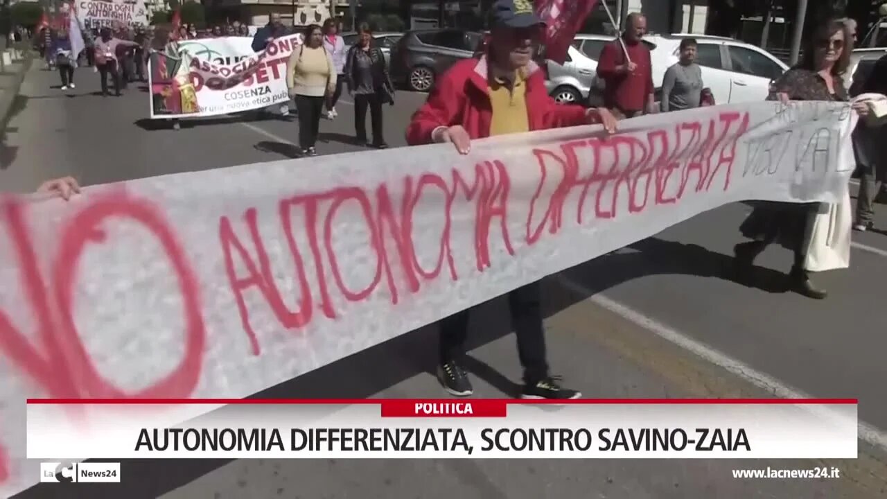 Autonomia differenziata, scontro Savino-Zaia