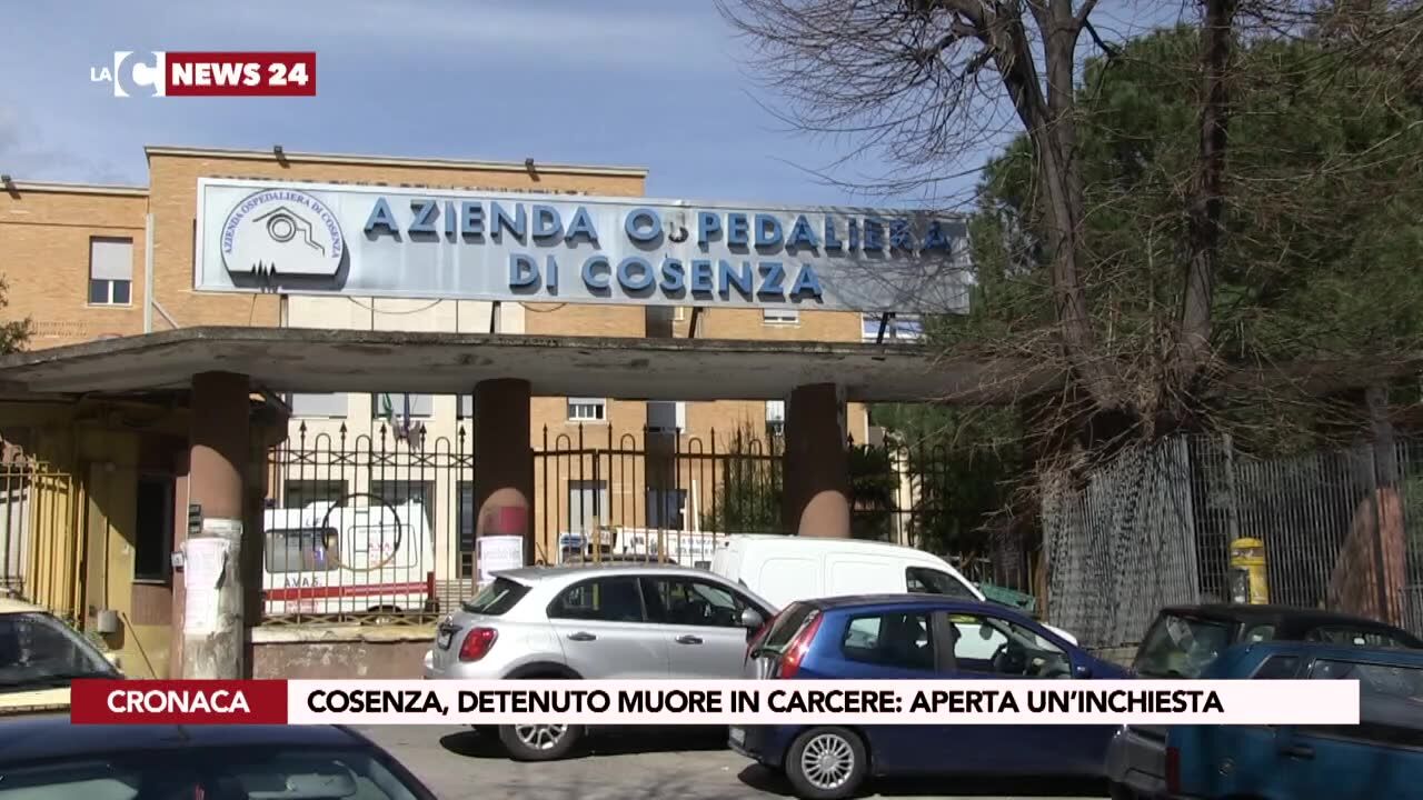 Cosenza, detenuto muore in carcere, aperta un’inchiesta