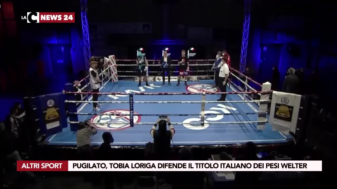 Pugilato, Tobia Loriga difende il titolo italiano dei pesi welter