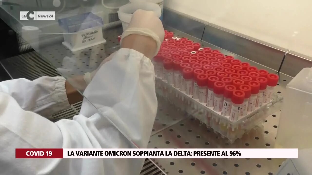 La variante Omicron soppianta la Delta: presente al 96%