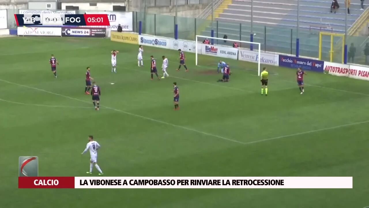 La Vibonese a Campobasso per rinviare la retrocessione