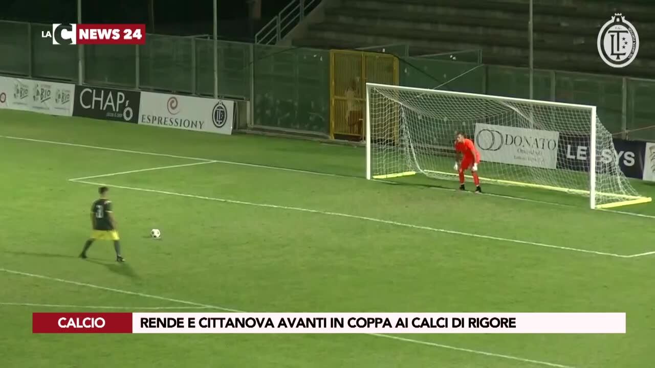 Rende e Cittanova avanti in Coppa ai calci di rigore