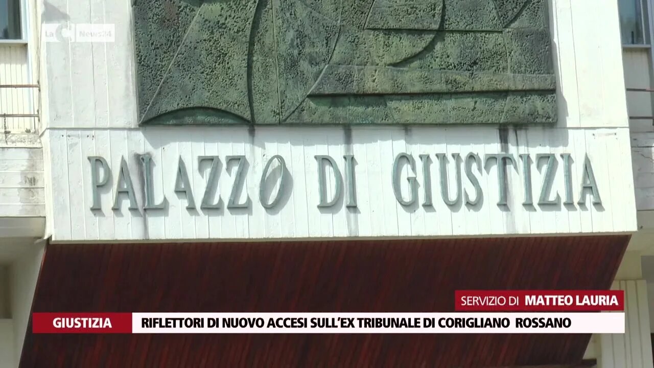 Riflettori di nuovo accesi sull’ex tribunale di  Corigliano Rossano