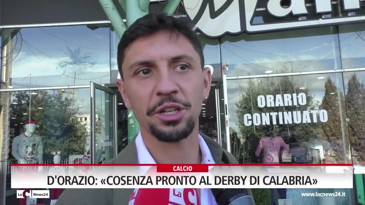 D'Orazio: «Cosenza pronto al derby di Calabria»