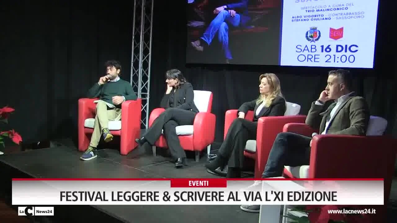 Festival Leggere & Scrivere al via l'XI edizione