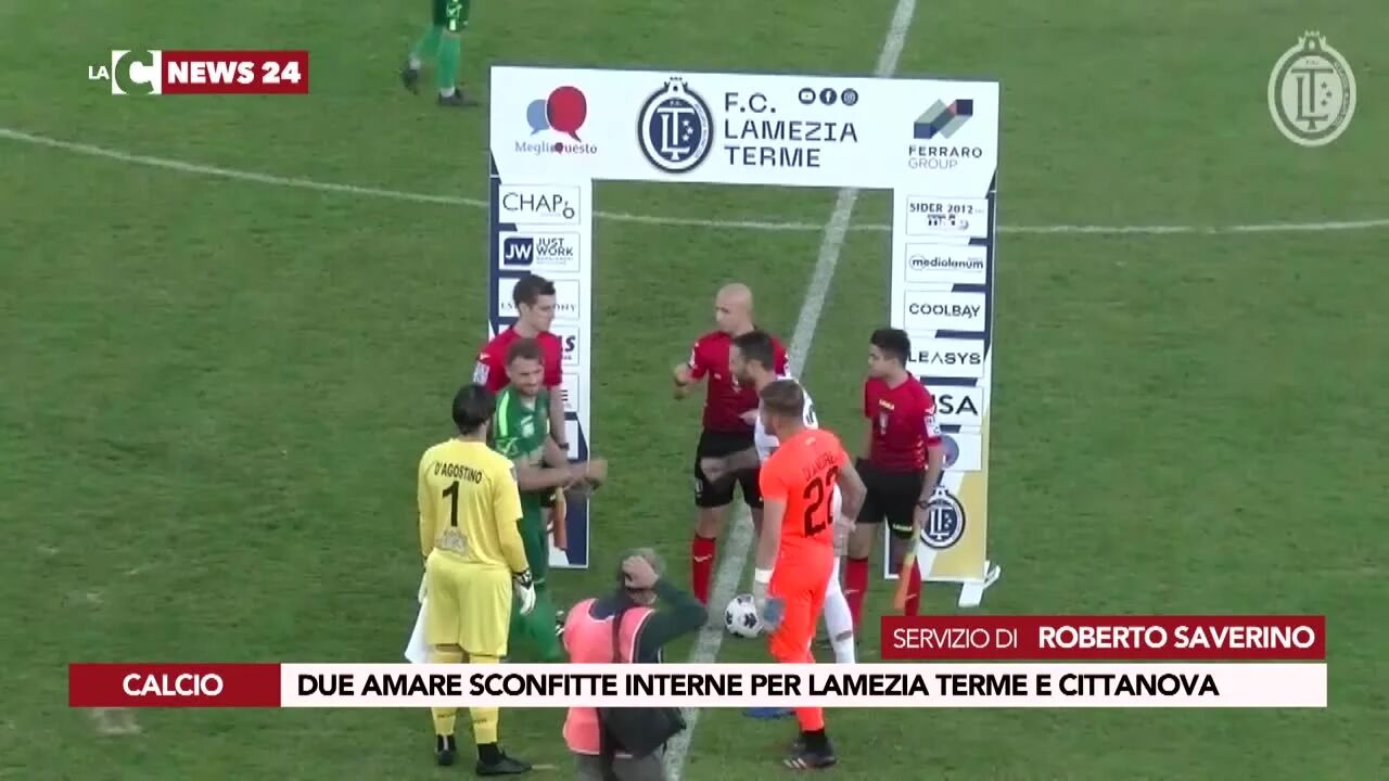Due amare sconfitte interne per Lamezia Terme e Cittanova