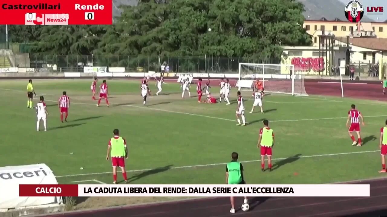 La caduta libera del Rende: dalla Serie C all'Eccellenza