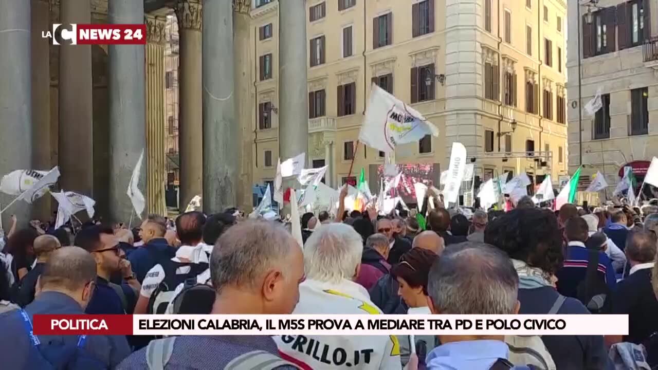 Elezioni in Calabria, il M5S prova a mediare tra PD e Polo Civico