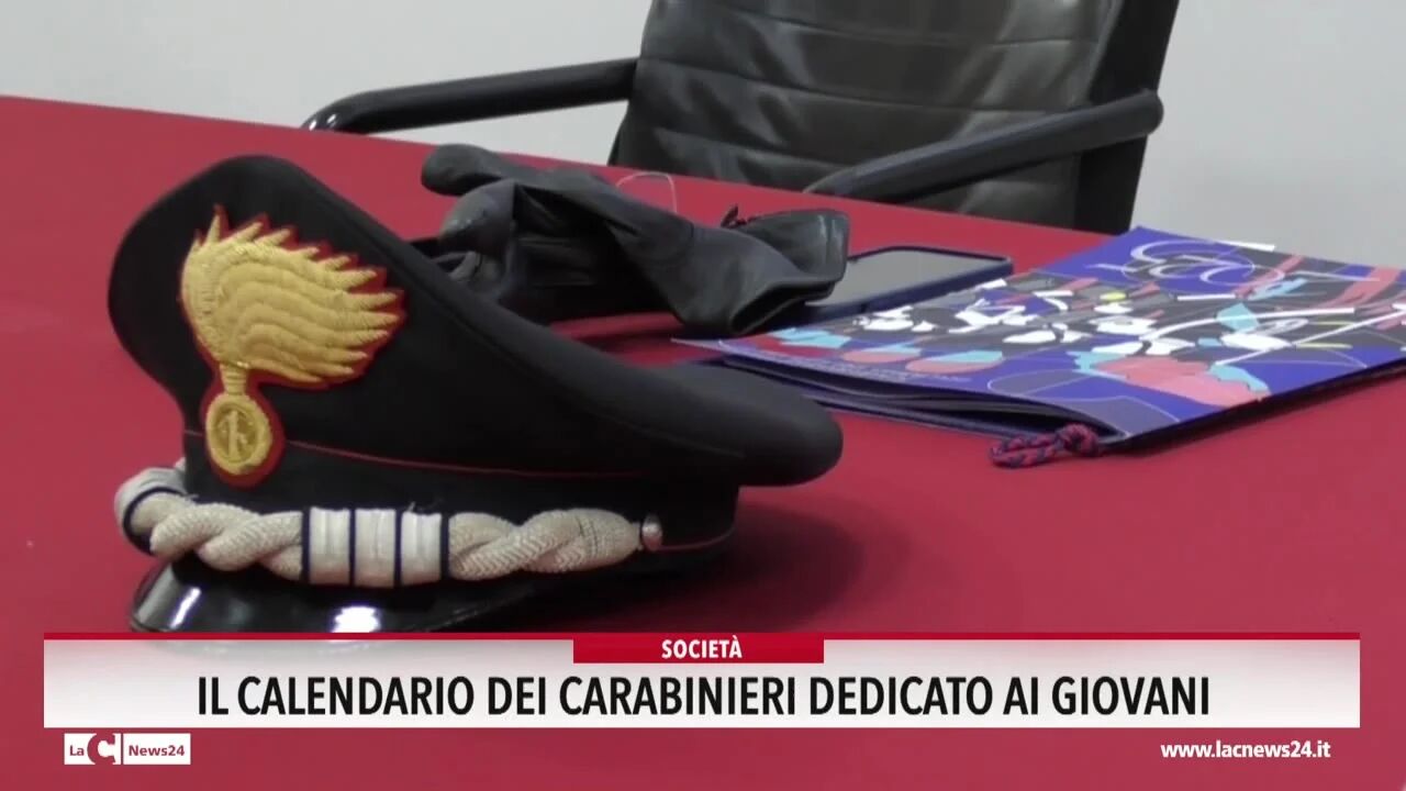 Il calendario dei Carabinieri dedicato ai giovani