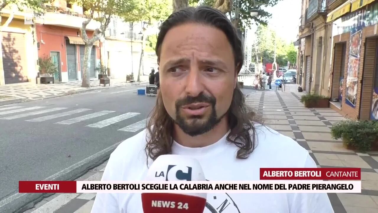 Alberto Bertoli sceglie la Calabria anche nel nome del padre Pierangelo