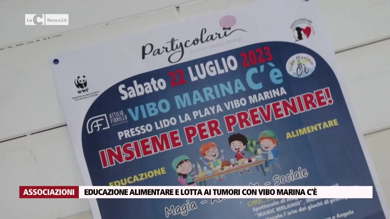 Educazione alimentare e lotta ai tumori con Vibo Marina C’è