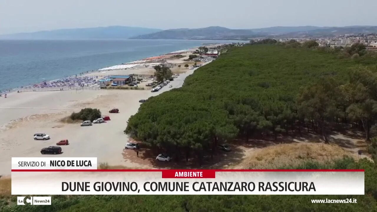 Dune Giovino, comune Catanzaro rassicura