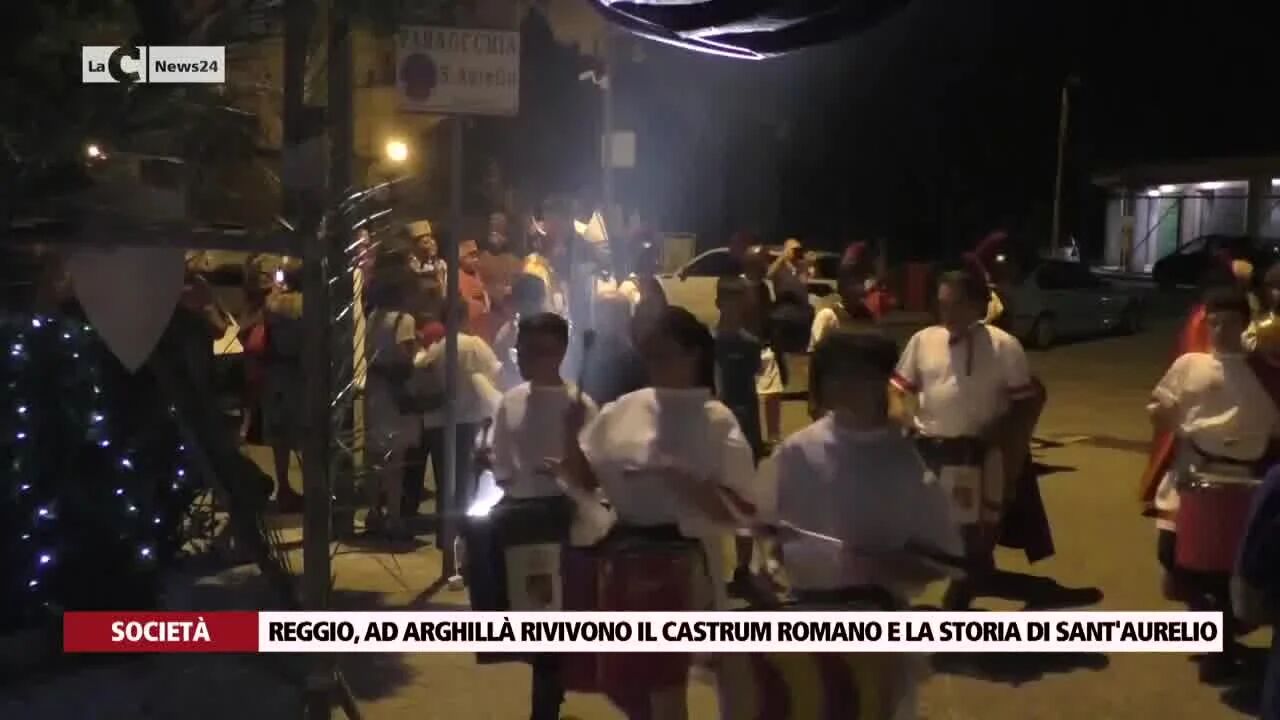 Reggio, ad Arghillà rivivono il Castrum romano e la storia di Sant'Aurelio
