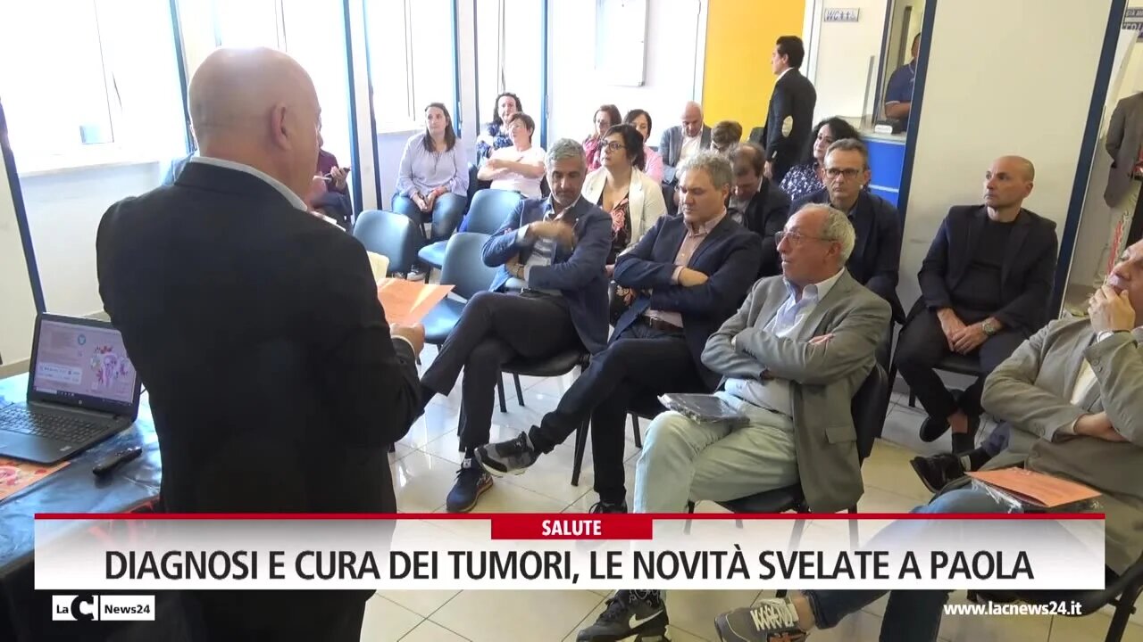 Diagnosi e cura dei tumori, le novità svelate a Paola