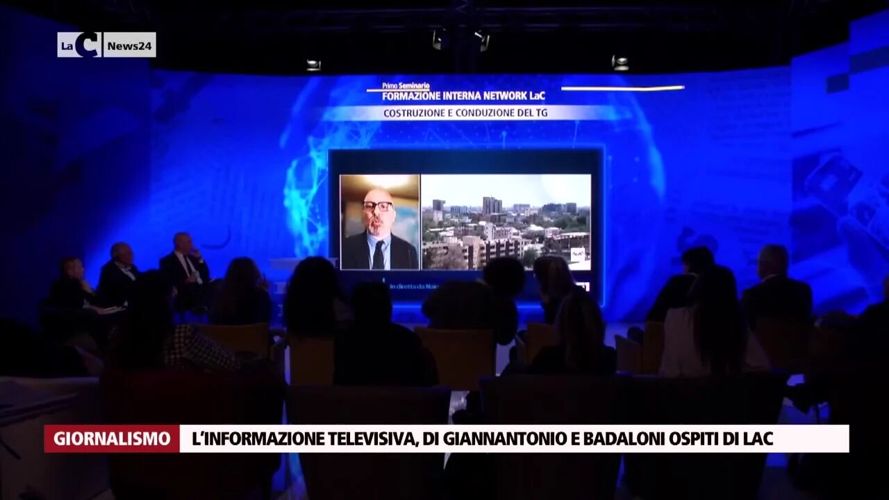 L’informazione televisiva, di Giannantonio e Badaloni ospiti di LaC