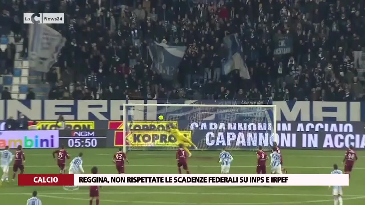 Reggina, non rispettate le scadenze federali su Inps e Irpef