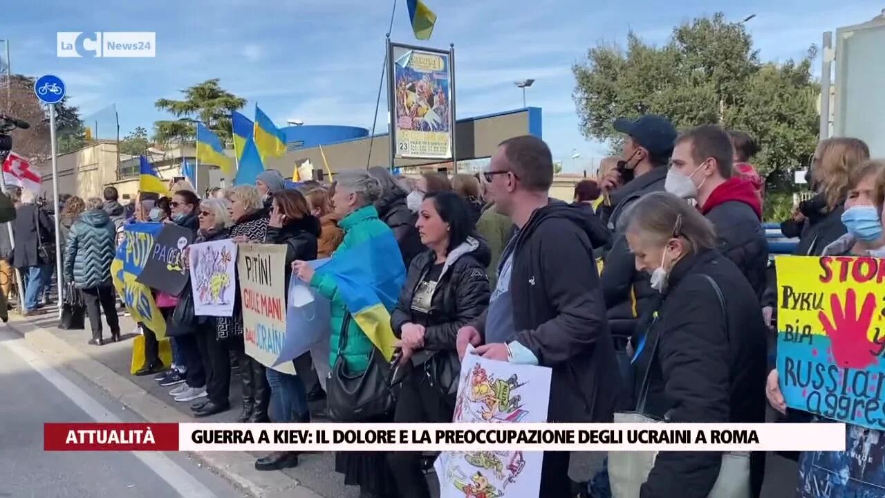 Guerra a Kiev: il dolore e la preoccupazione degli ucraini a Roma