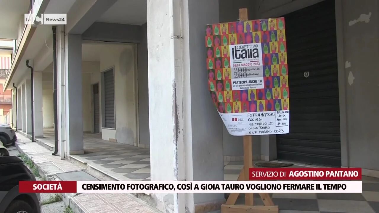 Censimento fotografico, così a Gioia Tauro vogliono fermare il tempo
