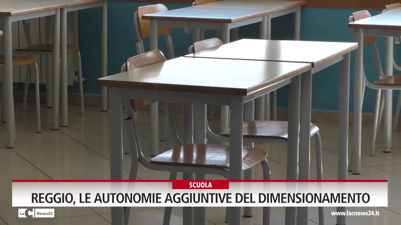 Reggio, le autonomie aggiuntive del dimensionamento