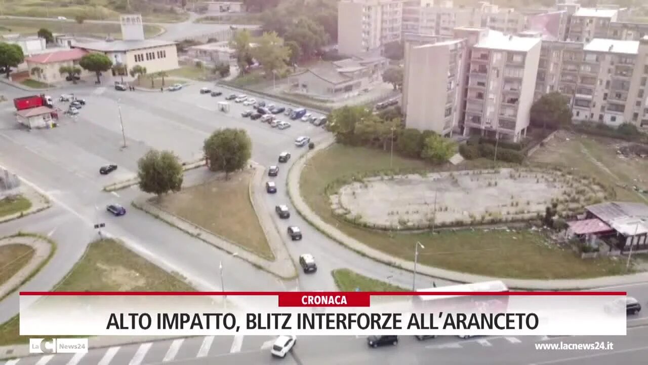 Alto impatto, blitz interforze all’Aranceto