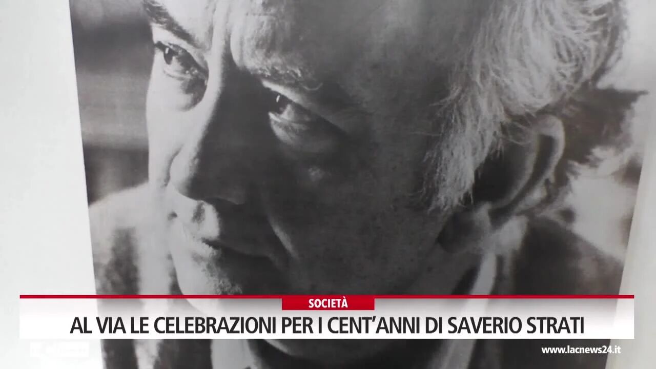 Al via le celebrazioni per i cent’anni di Saverio Strati