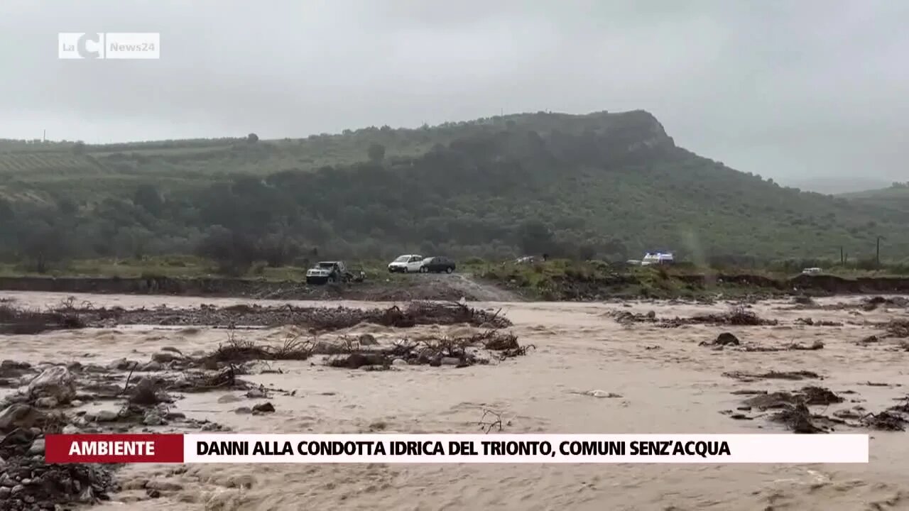 Danni alla condotta idrica del Trionto, comuni senz’acqua