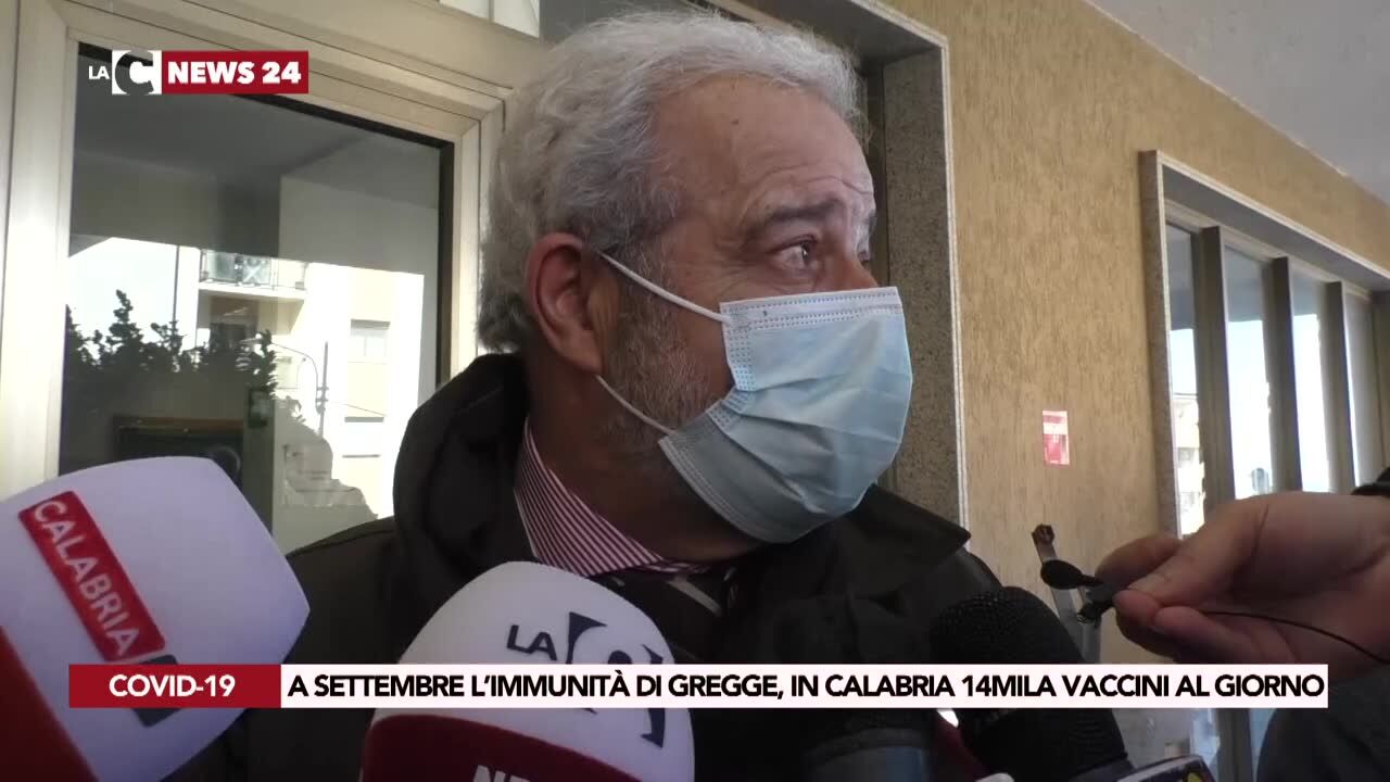 A settembre l’immunità di gregge, in Calabria 14mila vaccini al giorno