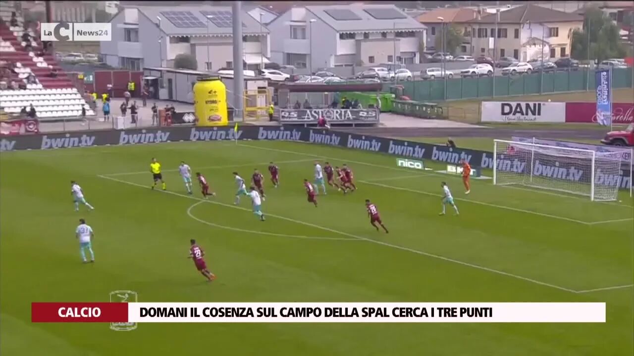 Domani il Cosenza sul campo della Spal cerca i tre punti