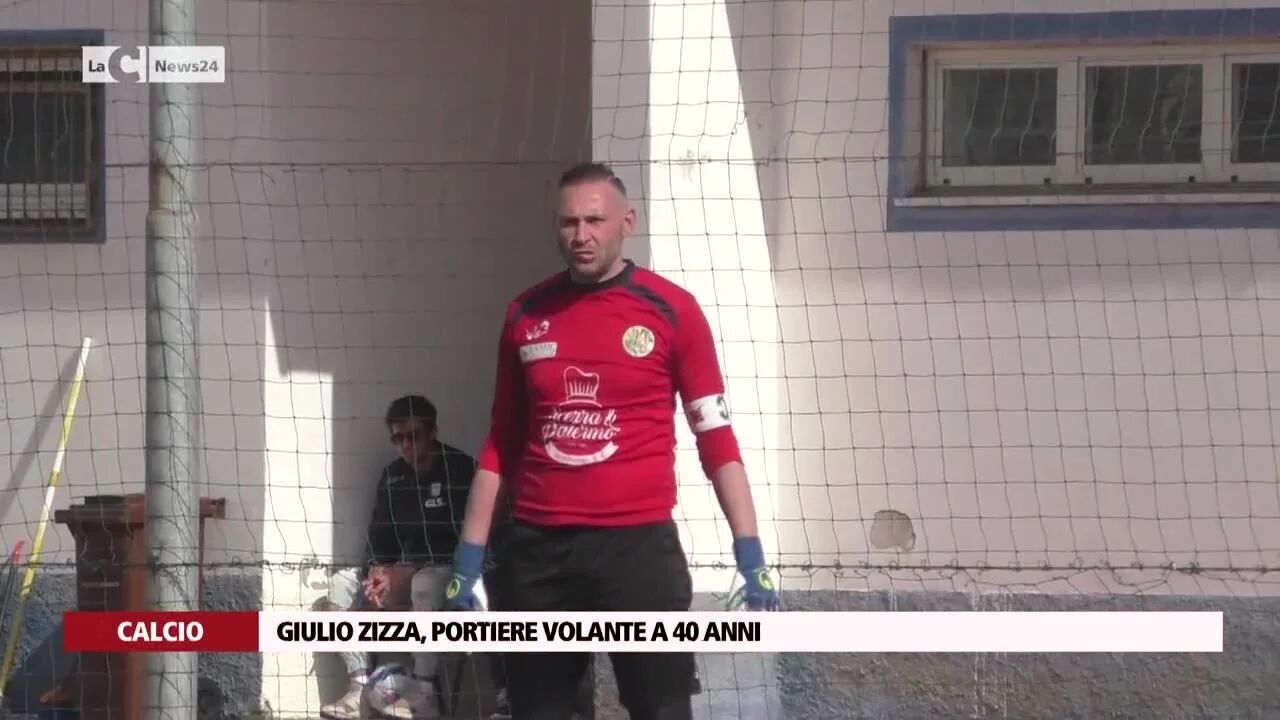 Giulio Zizza, portiere volante a 40 anni