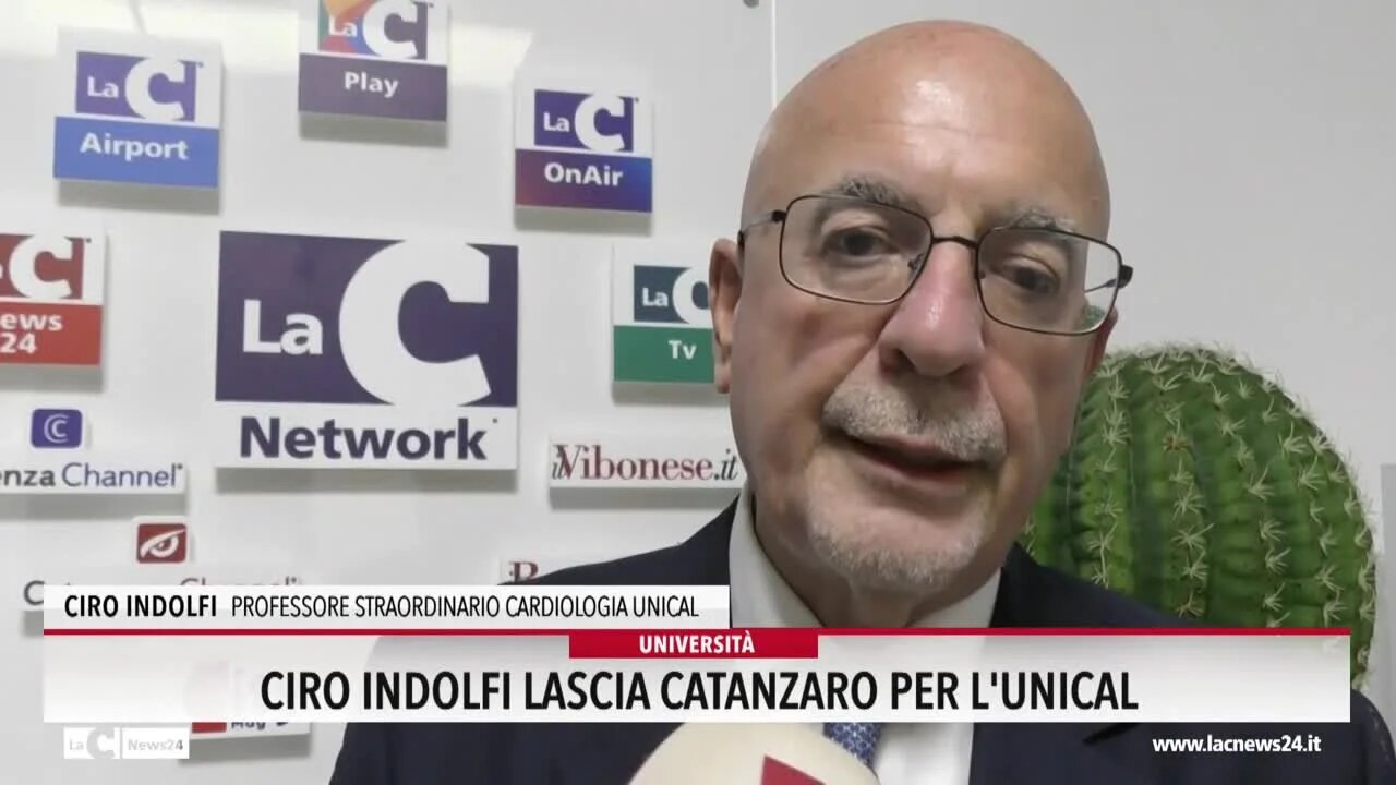 Ciro Indolfi lascia Catanzaro per l'Unical