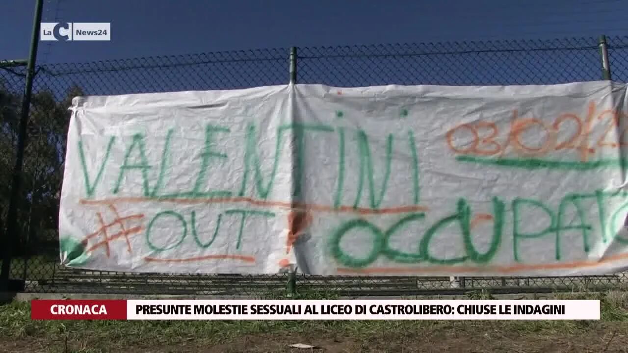 Presunte molestie sessuali al liceo di Castrolibero: chiuse le indagini