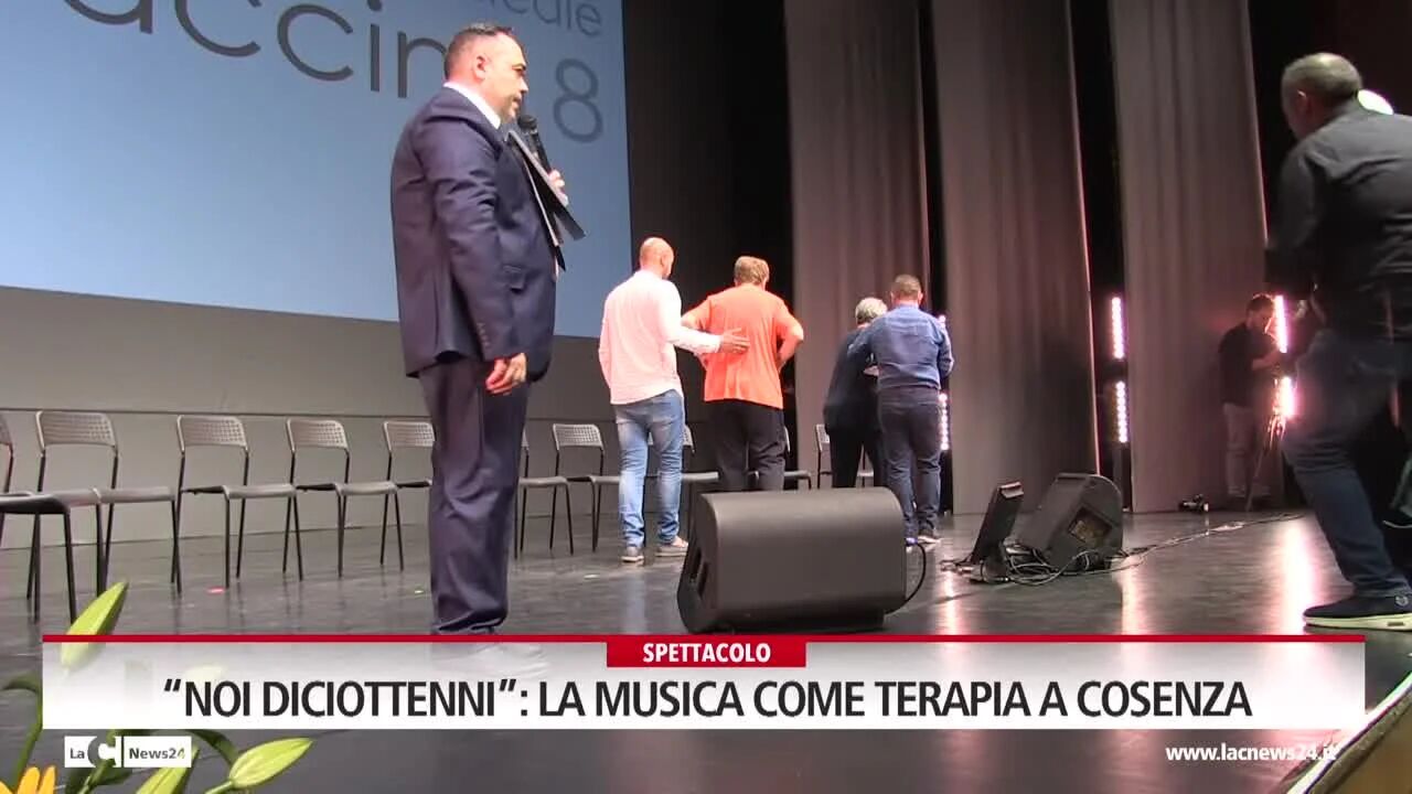 "Noi Diciottenni": la musica come terapia a Cosenza