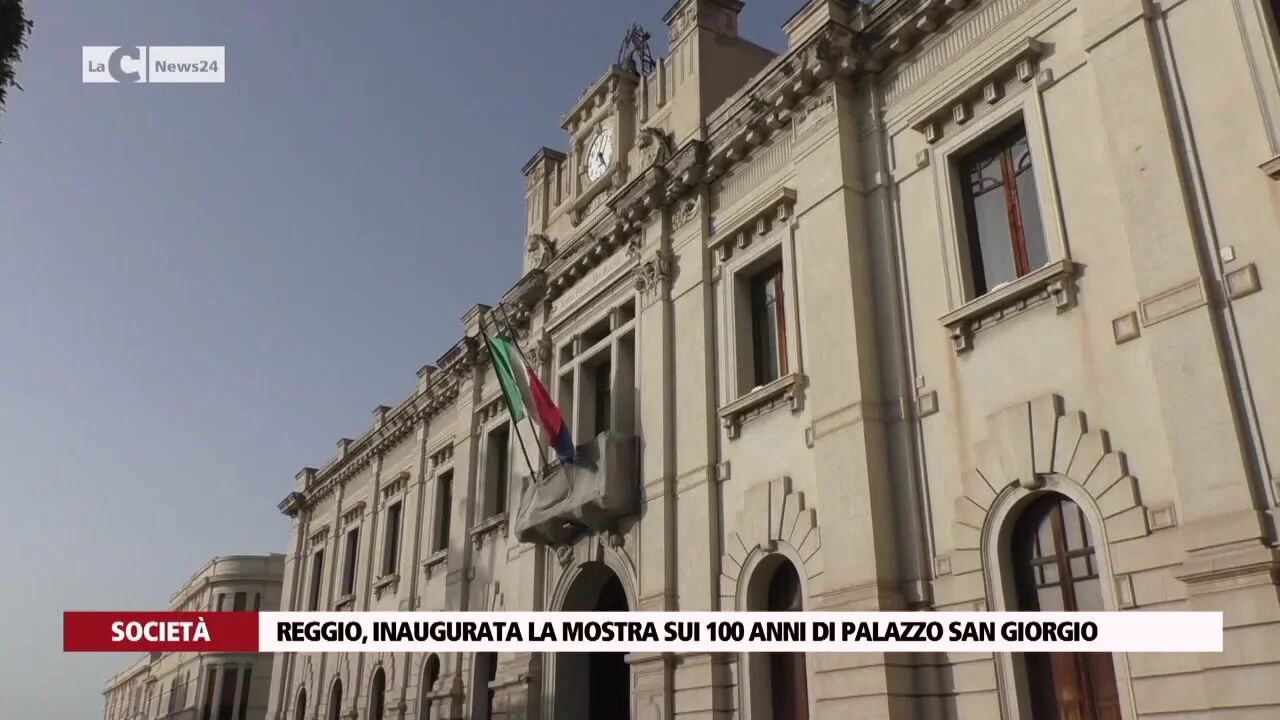 Reggio, inaugurata la mostra sui 100 anni di palazzo San Giorgio
