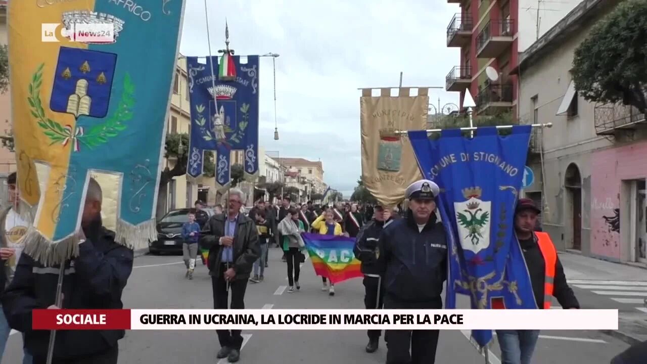 Guerra in Ucraina, la locride in marcia per la pace