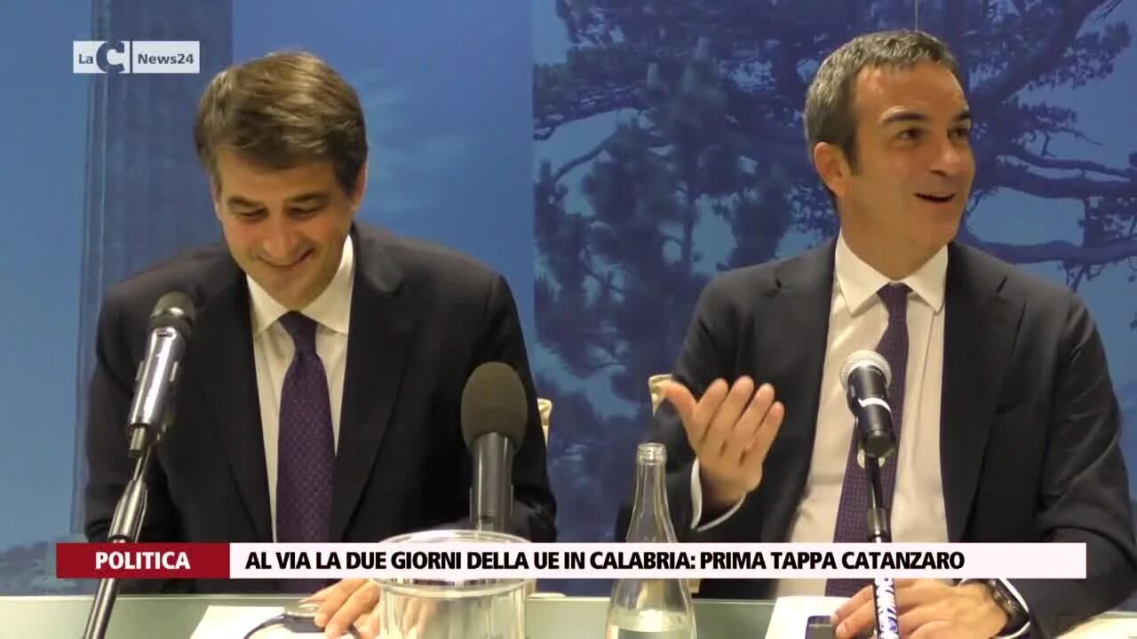 Al via la due giorni della Ue in Calabria: prima tappa Catanzaro