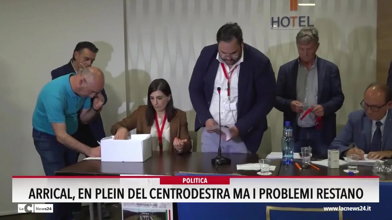 Arrical, en plein del centrodestra ma i problemi restano