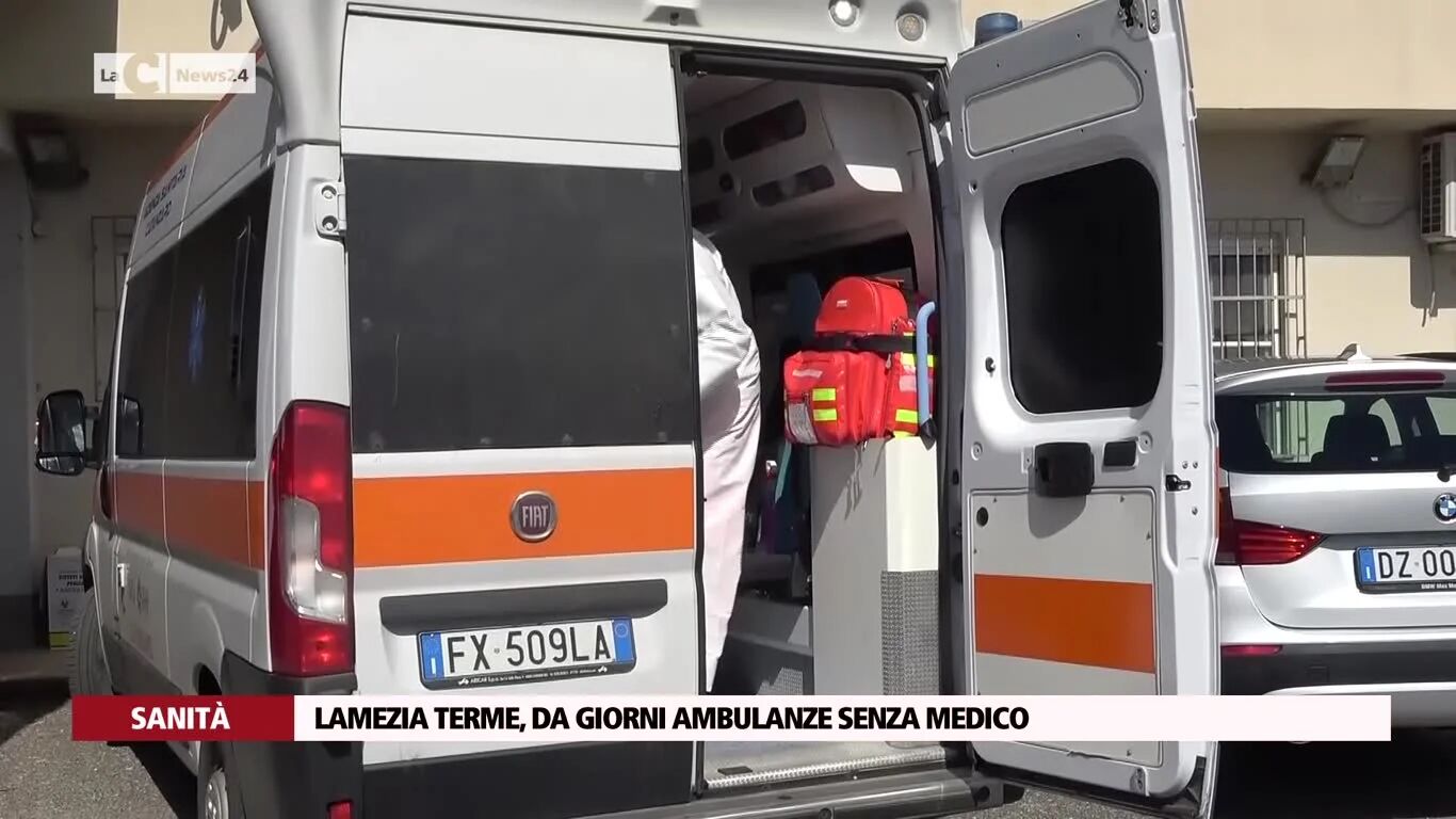 Lamezia Terme, da giorni ambulanze senza medico