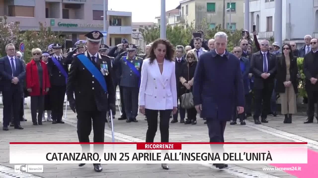 Catanzaro, un 25 Aprile all’insegna dell’unità