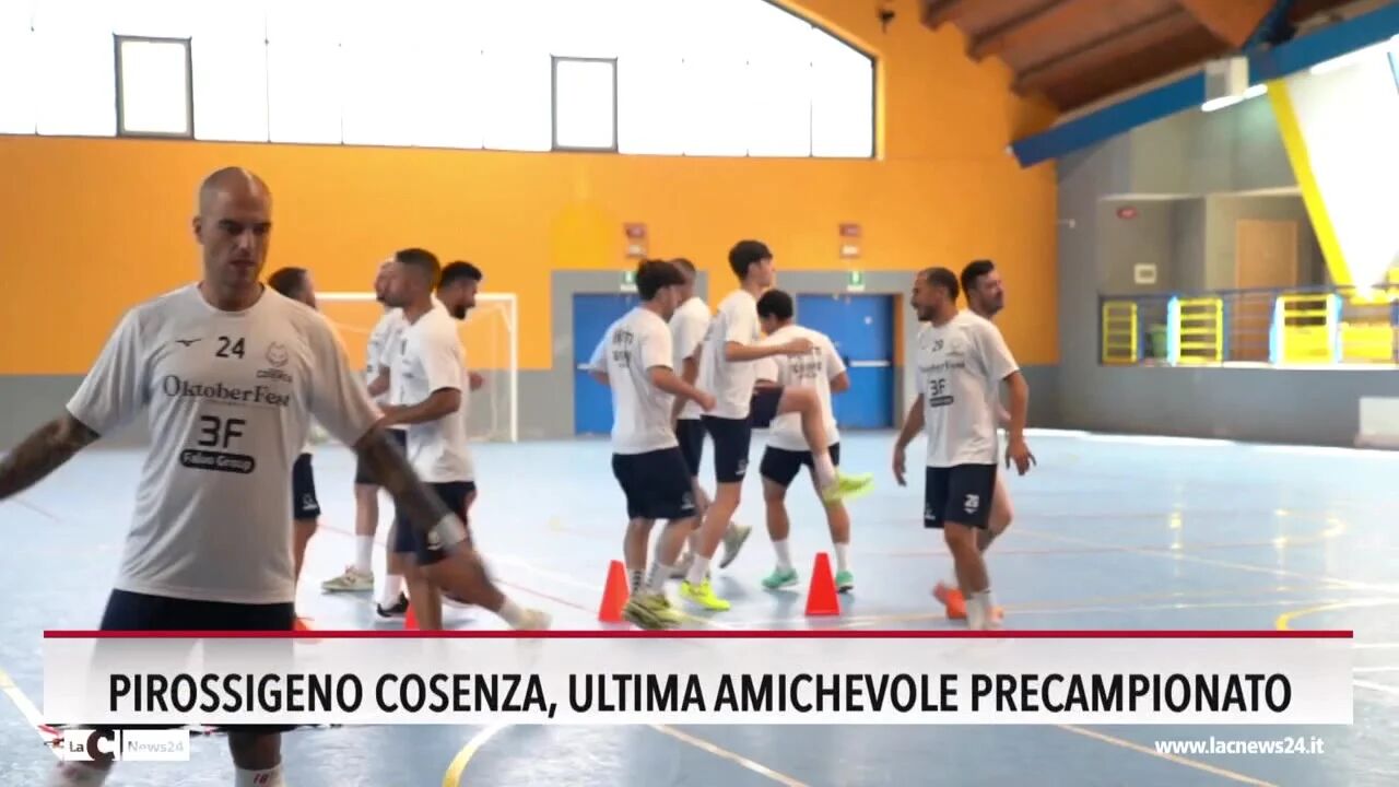 Pirossigeno Cosenza, ultima amichevole precampionato