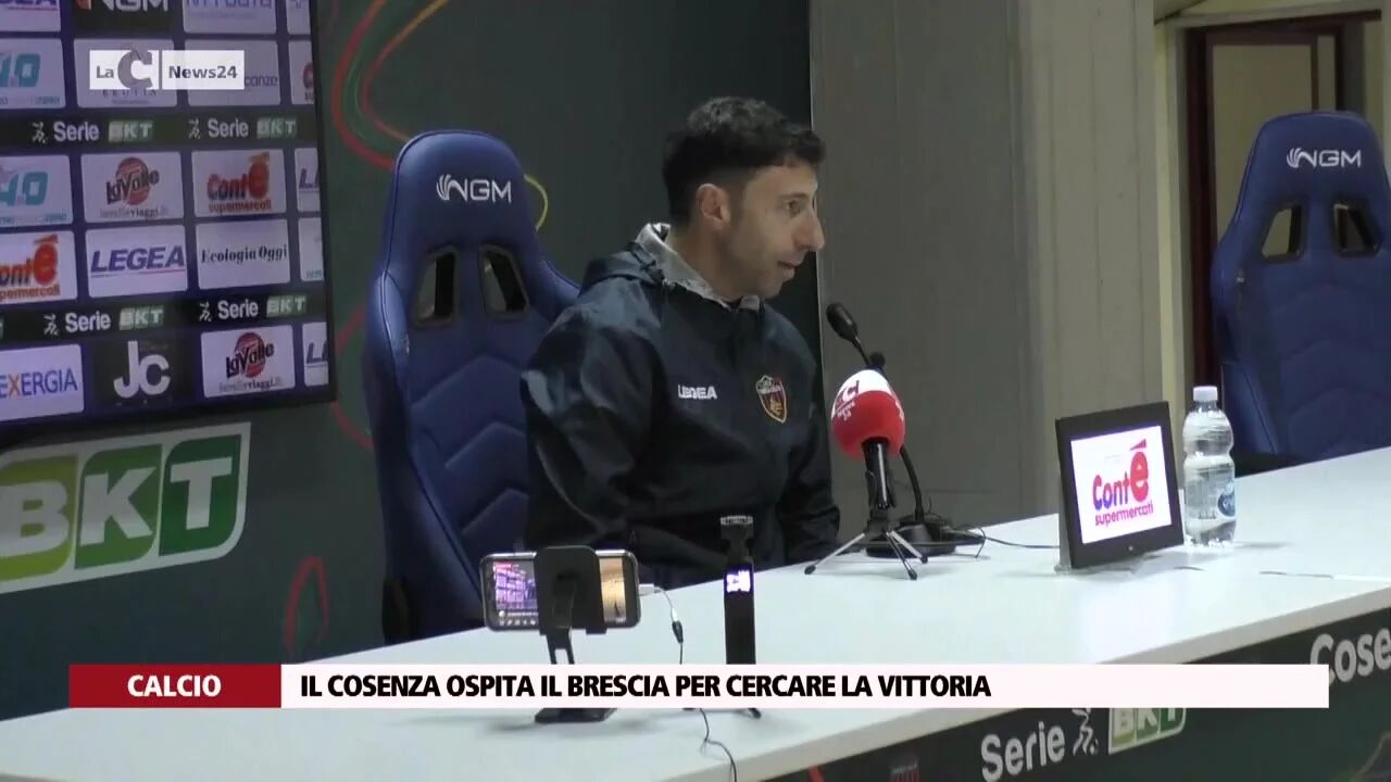 Il Cosenza ospita il Brescia per cercare la vittoria