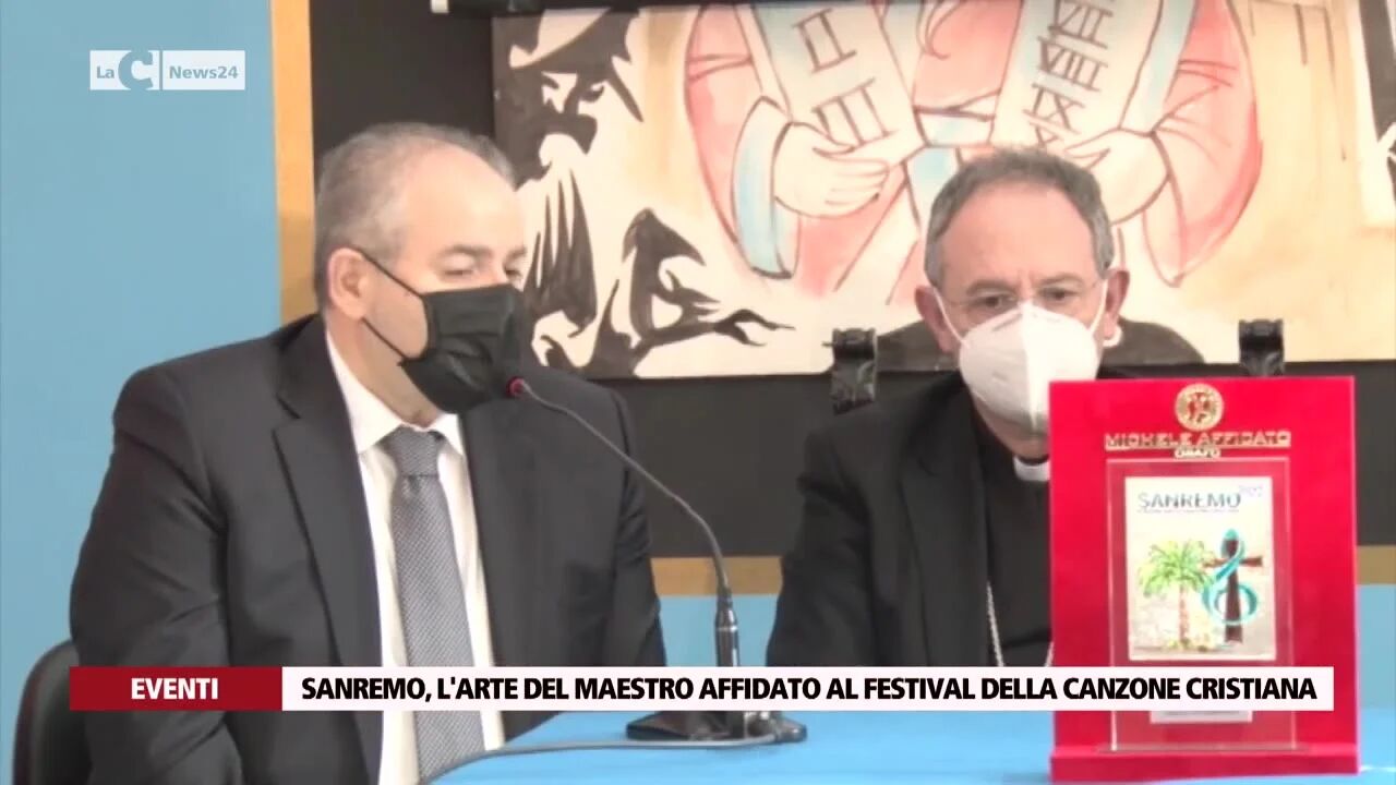 Sanremo, l'arte del maestro Affidato al festival della canzone cristiana