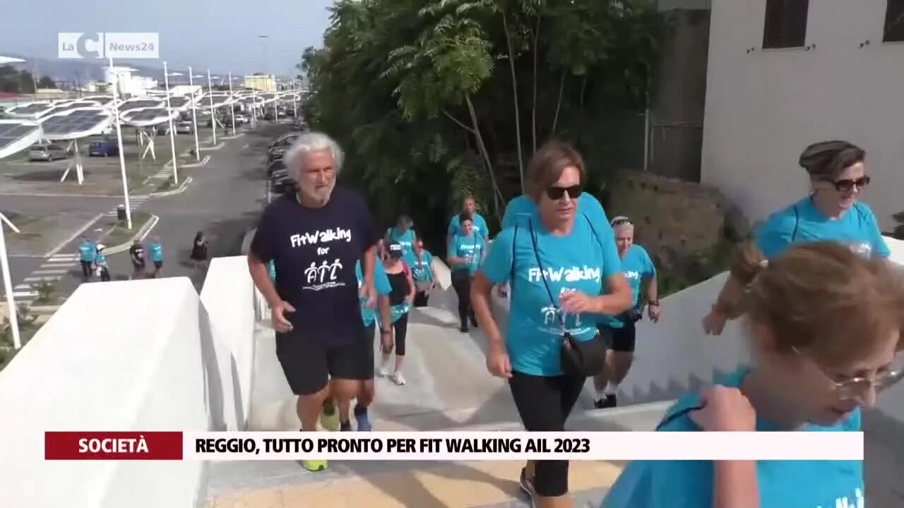 Reggio, tutto pronto per fit walking ail 2023