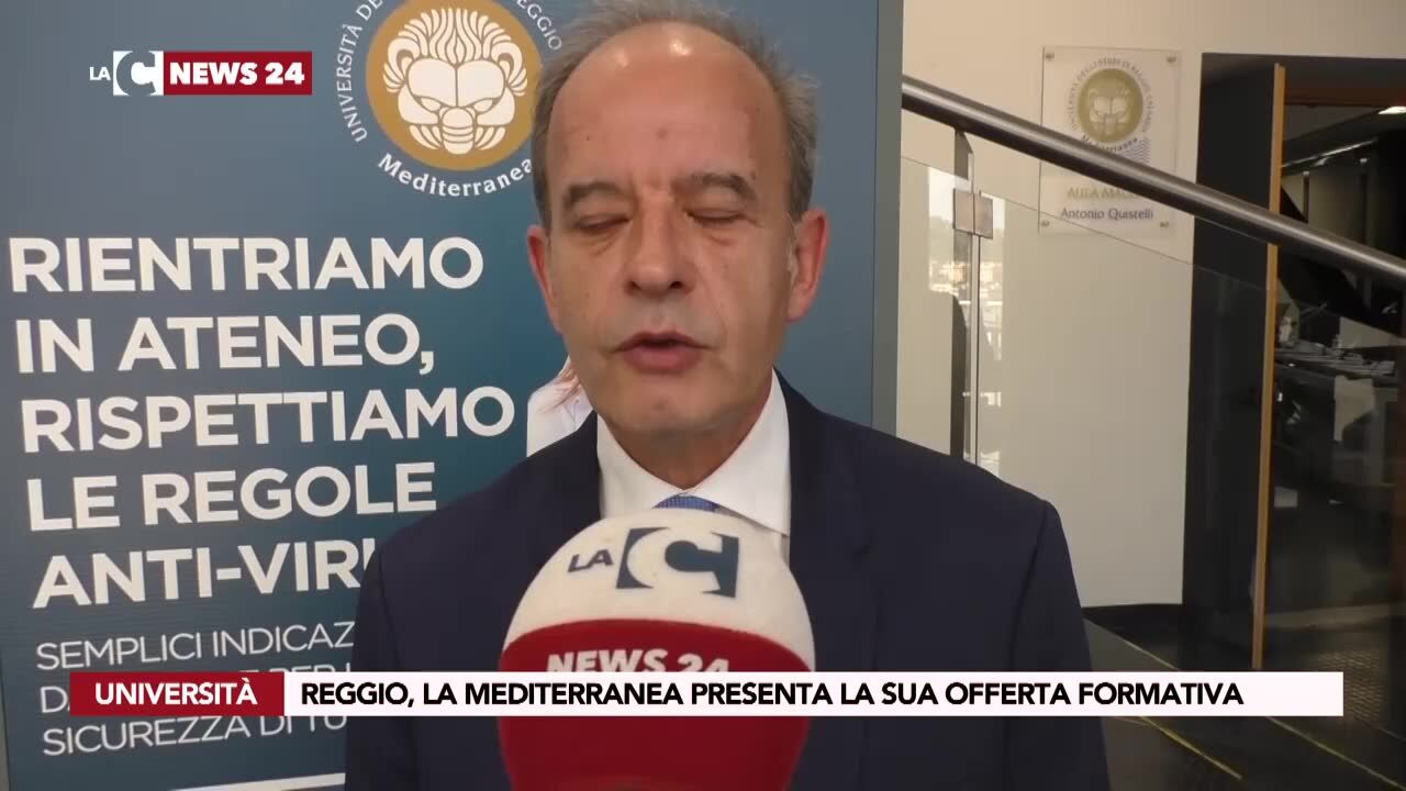 Reggio, la Mediterranea presenta la sua offerta formativa