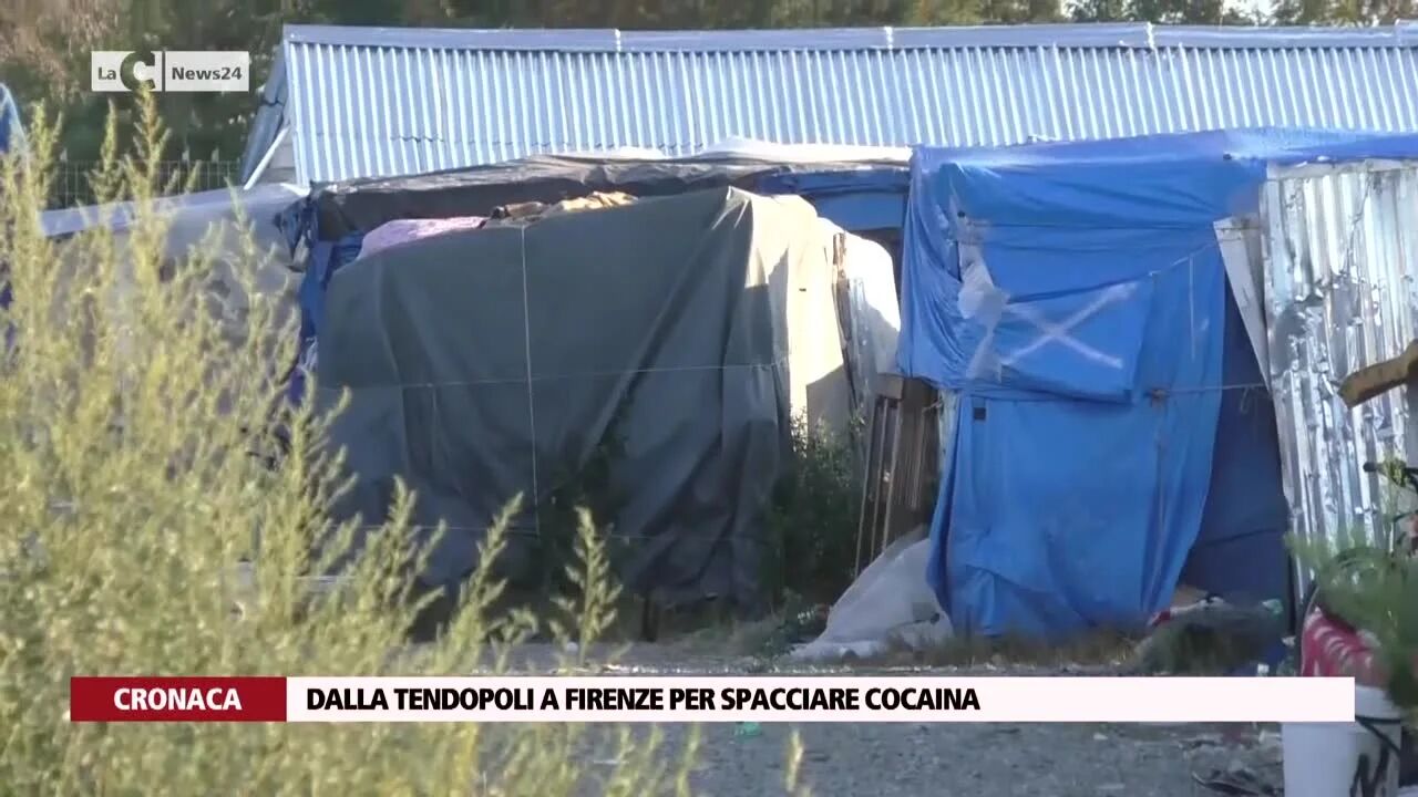 Dalla tendopoli a Firenze per spacciare cocaina